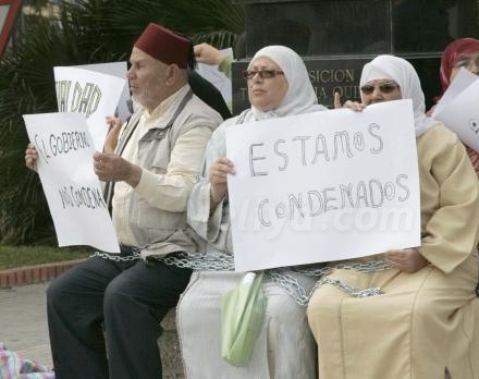 La desesperación ha llevado a la familia de Ali Aarrass a protagonizar una protesta en el...